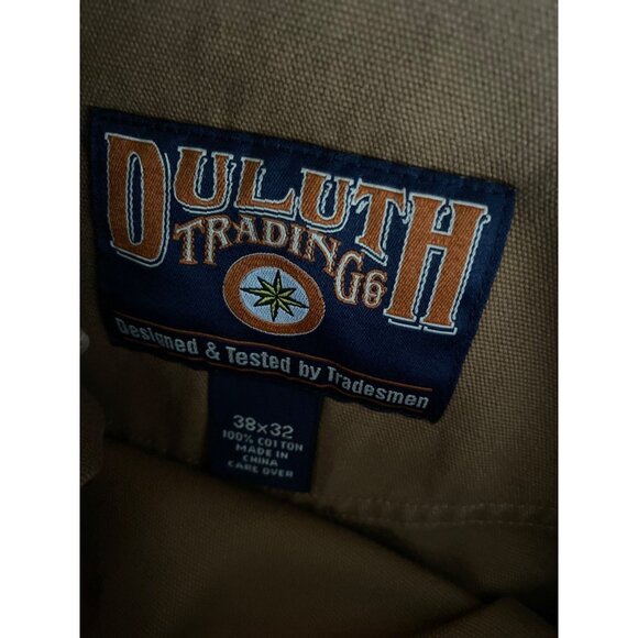 Duluth Trading Co. Men's Brown Canvas Carpenter Pants Size 38 - Picture 3 of 4